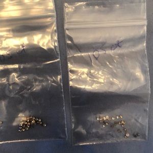 Loose champagne diamonds